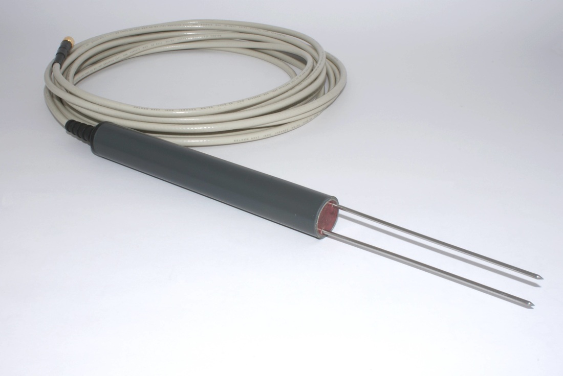 FP/mts field TDR probe for soil moisture, temperature and salinity